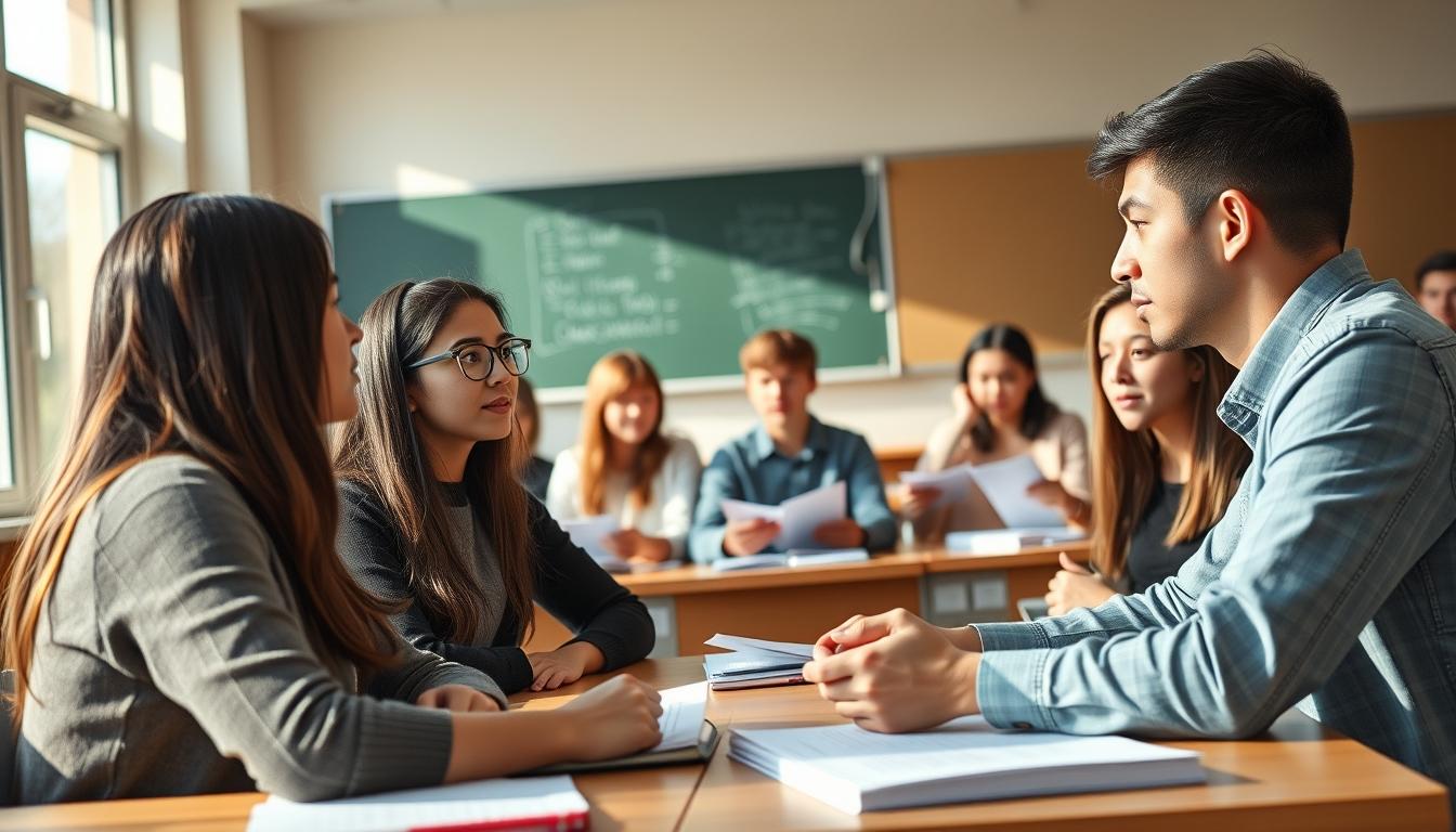 University campus and scholarly atmosphere in Barcelona
