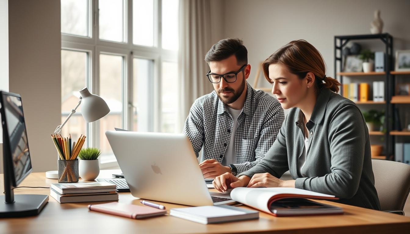 Modern university campus for students